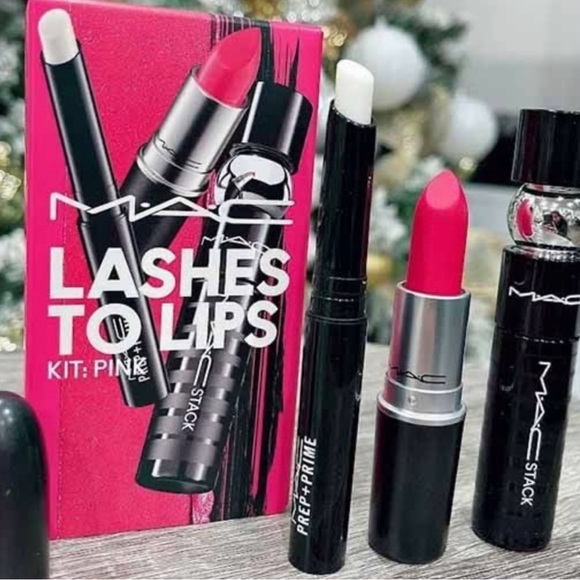 MAC Cosmetics Other - COPY - MAC LASHES TO LIPS KIT in the shade PINK! BRAND NEW in the box!